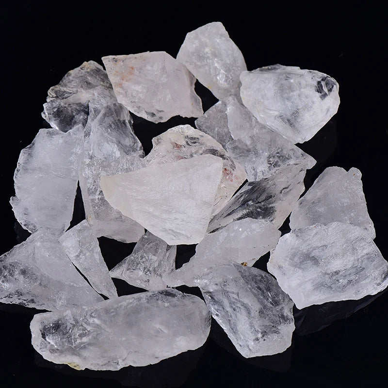 Natural Crystal Mixed Stone Amethyst Tumbled Chips Crushed Stone Healing Crystal Jewelry Making Home Decor Gold Fish Tank Stone