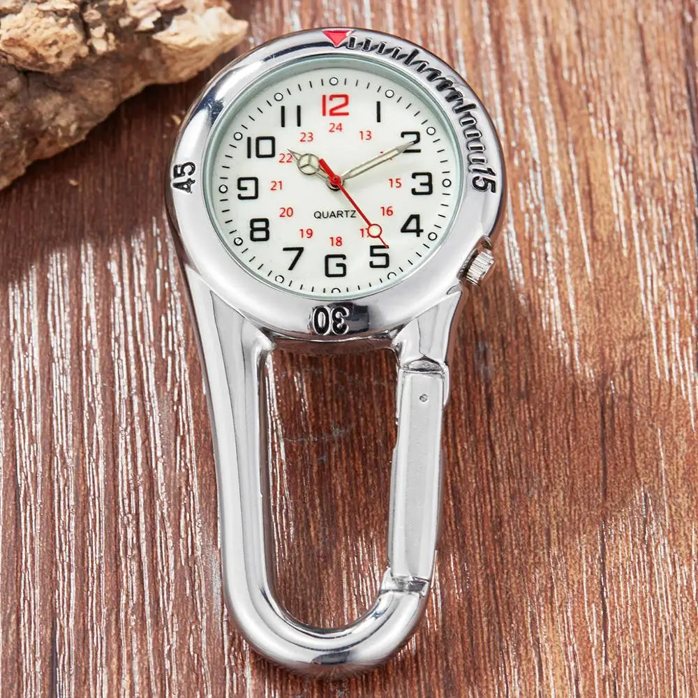 Montre quartz mousqueton pour les activités physiques extérieures Ma montre à gousset