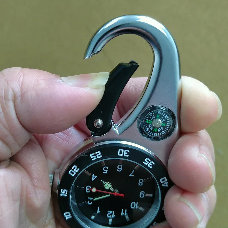 Montre quartz mousqueton pour les activité physique extérieur Ma montre à gousset