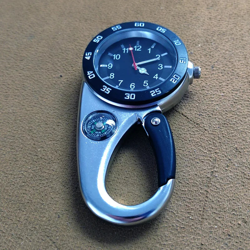 Montre quartz mousqueton pour les activité physique extérieur Ma montre à gousset