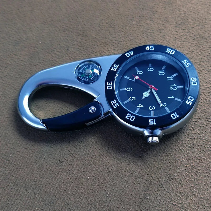 Montre quartz mousqueton pour les activité physique extérieur Ma montre à gousset