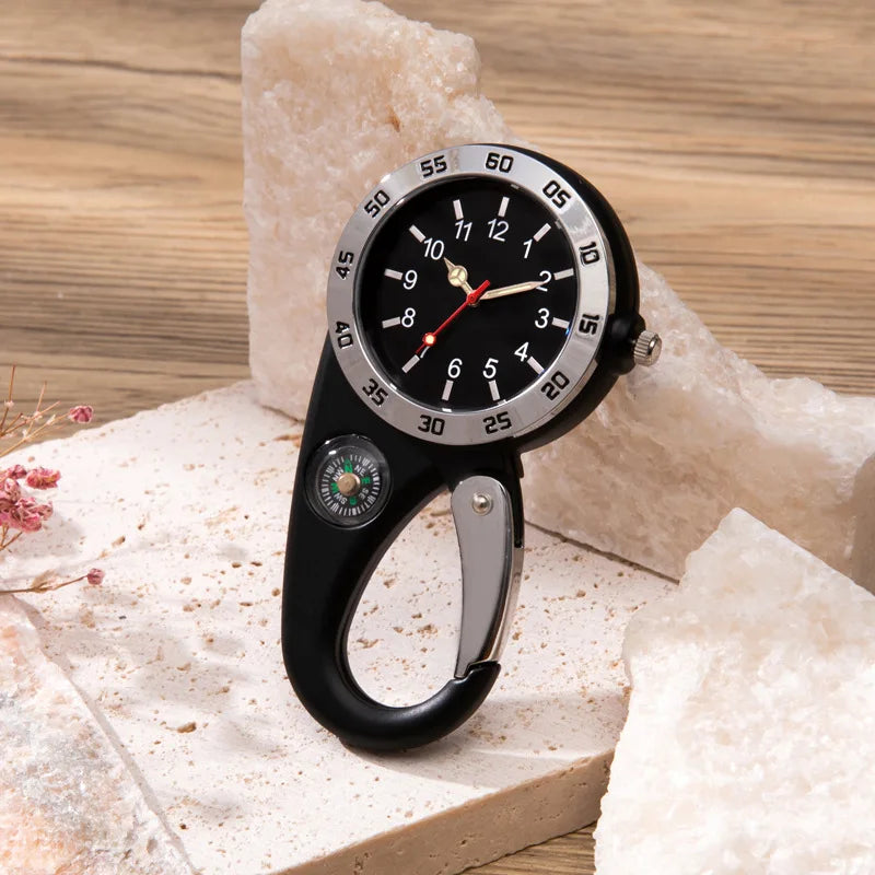 Montre quartz mousqueton pour les activité physique extérieur Ma montre à gousset