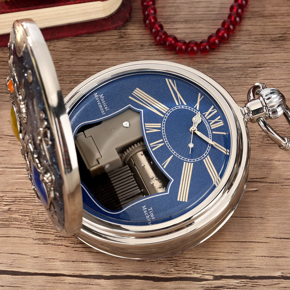 Montre à gousset musicale surprise