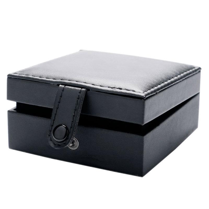 Ecrin pour montre de poche en cuir noir Ma montre Ă gousset