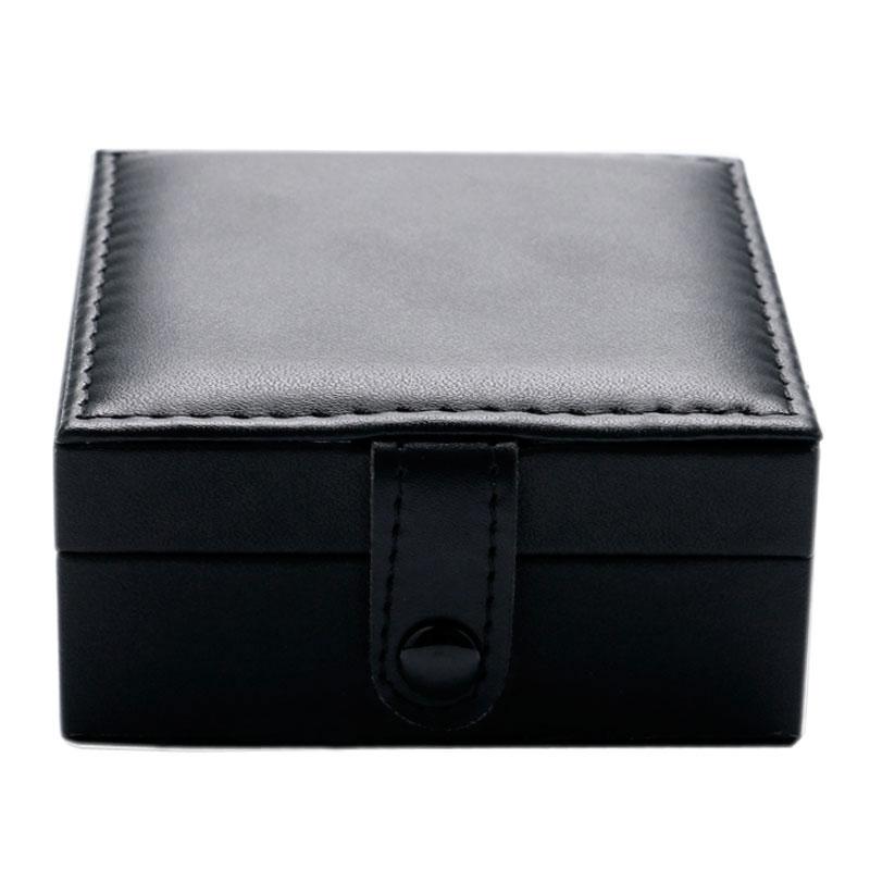 Ecrin pour montre de poche en cuir noir Ma montre Ă gousset
