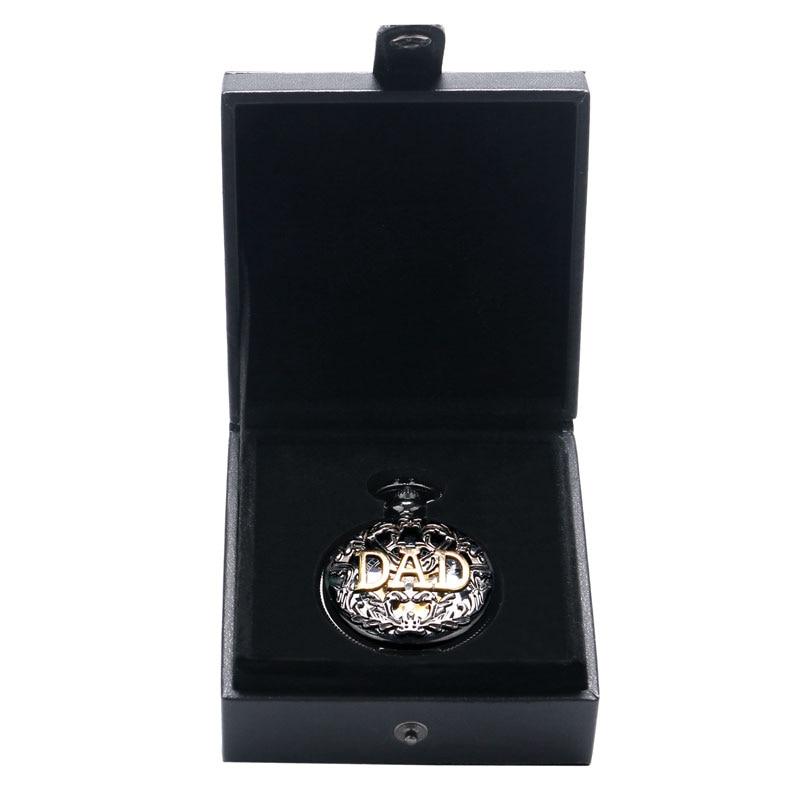 Ecrin pour montre de poche en cuir noir Ma montre Ă gousset