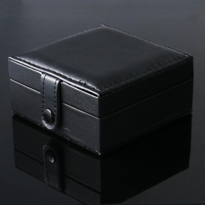 Ecrin pour montre de poche en cuir noir Ma montre Ă gousset