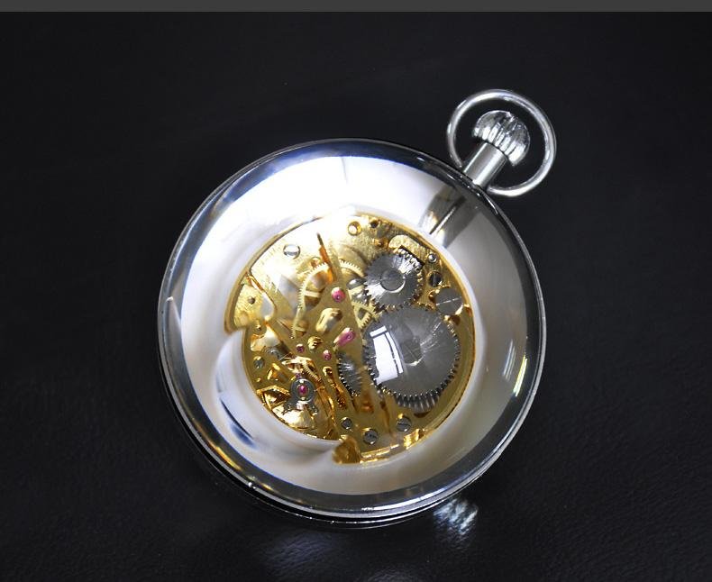 Montre à gousset à mouvement automatique en porcelaine en forme de sphère Ma montre à gousset