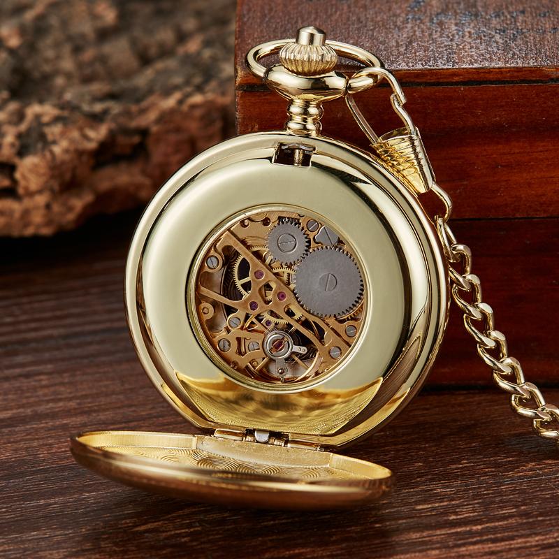 Montre à gousset à mouvement mécanique et cadrans romains Ma montre à gousset