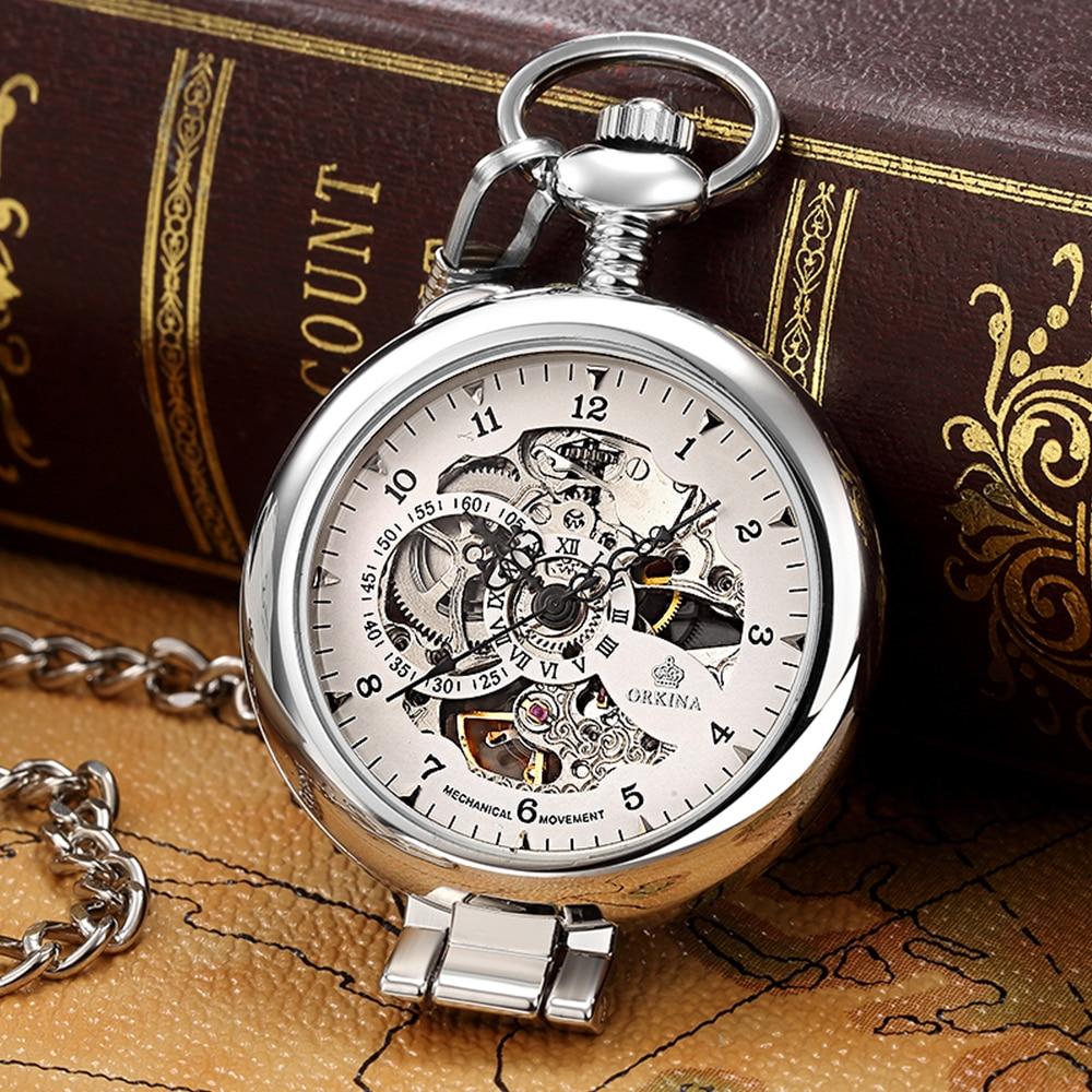 Montre à gousset de bureau boitier et cadrans doré et mouvement mécanique à remontage manuel Ma montre à gousset