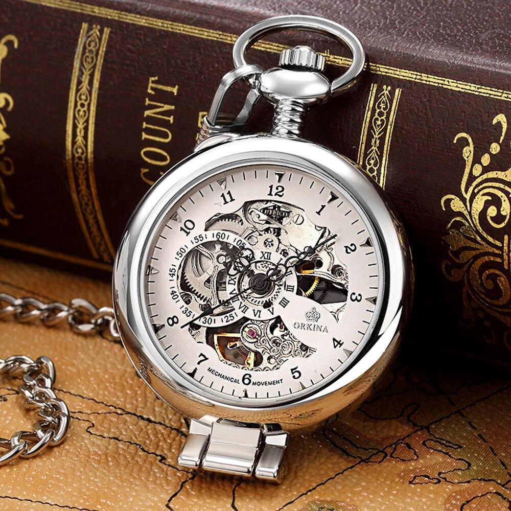 Montre à gousset de bureau boitier et cadrans doré et mouvement mécanique à remontage manuel Ma montre à gousset