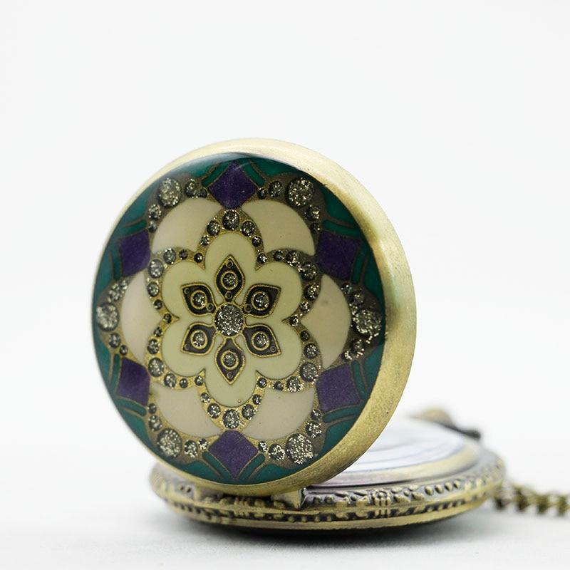 Montre Ă gousset fleur bleue sur le capot avant Ma montre Ă gousset