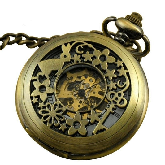 Montre à gousset mecanique à remontage manuel "Alice" Ma montre à gousset