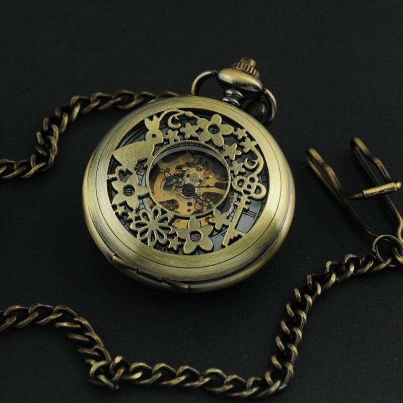 Montre Ă gousset mecanique Ă remontage manuel "Alice" Ma montre Ă gousset