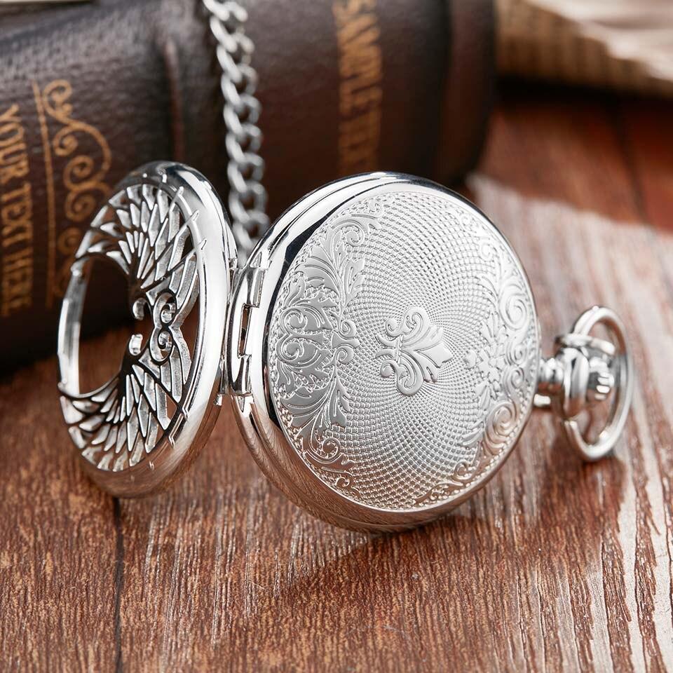 Montre Ă gousset mecanique Ă remontage manuel ailes d'anges Ma montre Ă gousset