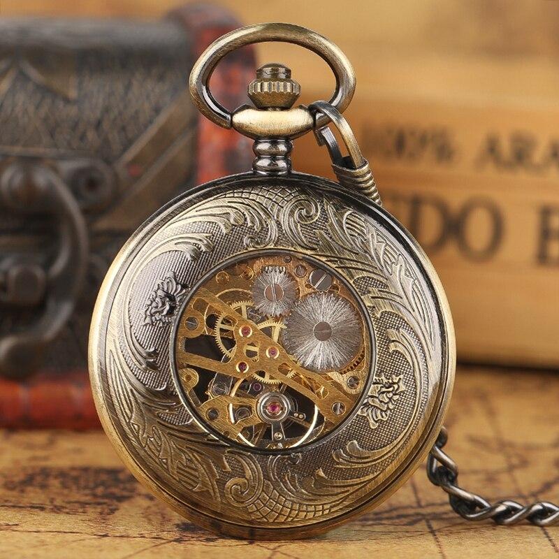 Montre à gousset mécanique à remontage manuel capot avant fleure ton doré et bleu Ma montre à gousset