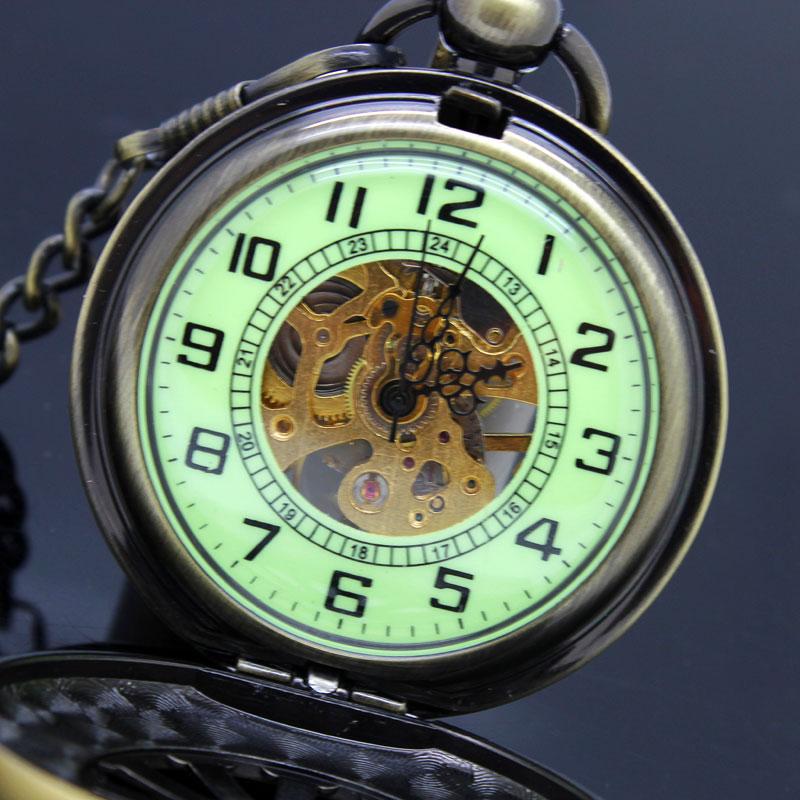 Montre à gousset mécanique à remontage manuel et cadran luminescent Ma montre à gousset