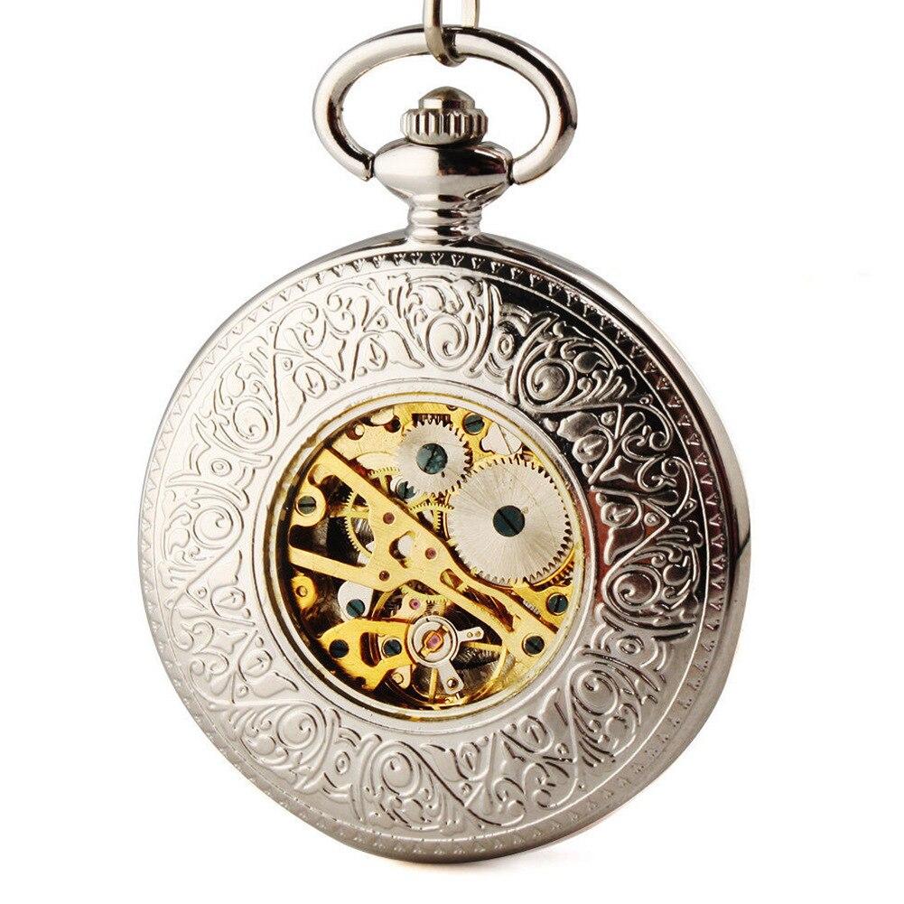 Montre à gousset mécanique à remontage manuel sur la thématique du dragon Ma montre à gousset