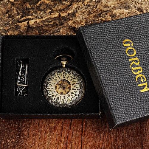 Montre à gousset mécanique automatique à remontage par balancier Ma montre à gousset