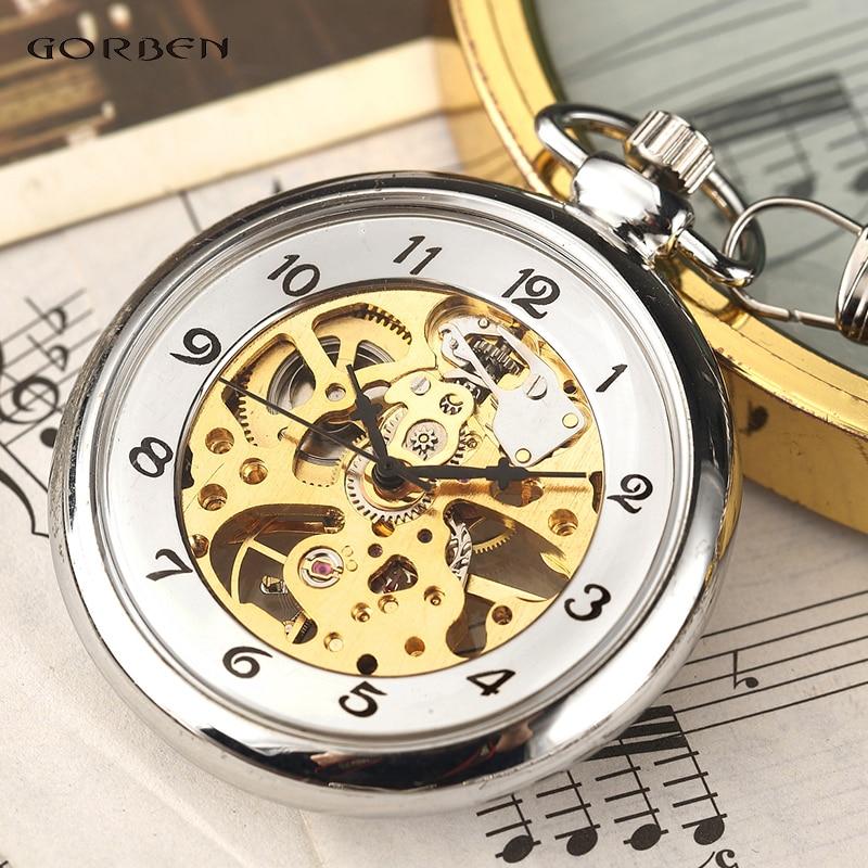 Montre à gousset mécanique mouvement automatique à remontage manuel Ma montre à gousset