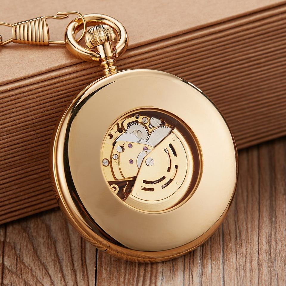 Montre Ă gousset mouvement automatique Ă remontage par balancier couleur or ou argent Ma montre Ă gousset