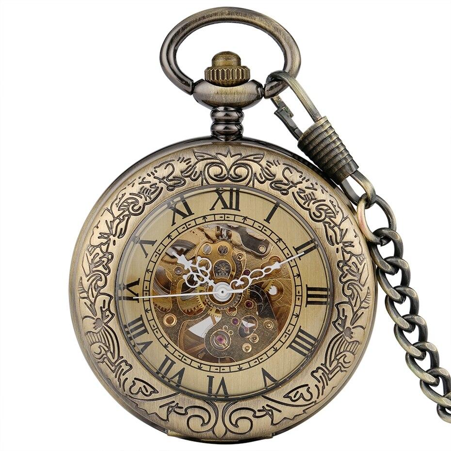 Montre Ă gousset mouvement automatique apparent Ma montre Ă gousset