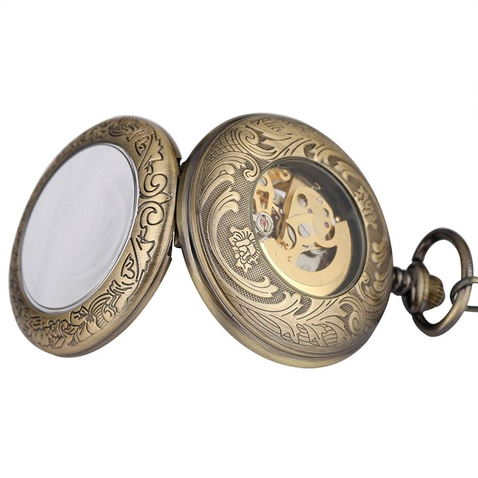 Montre Ă gousset mouvement automatique apparent Ma montre Ă gousset