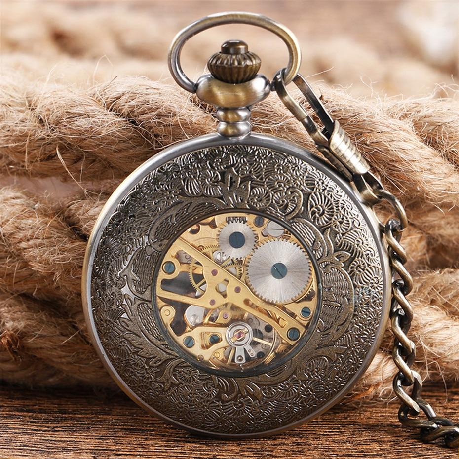 Montre à gousset mouvement mécanique à remontage manuel capot fleur géométrique Ma montre à gousset