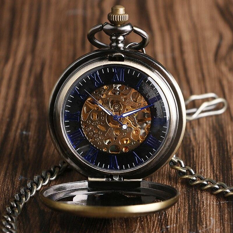 Montre à gousset mouvement mécanique à remontage manuel, capot avant fleur orientale Ma montre à gousset