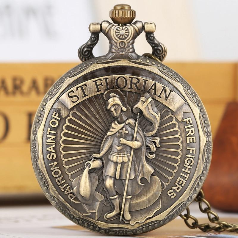 Montre à gousset mouvement quartz thematique des pompiers Ma montre à gousset