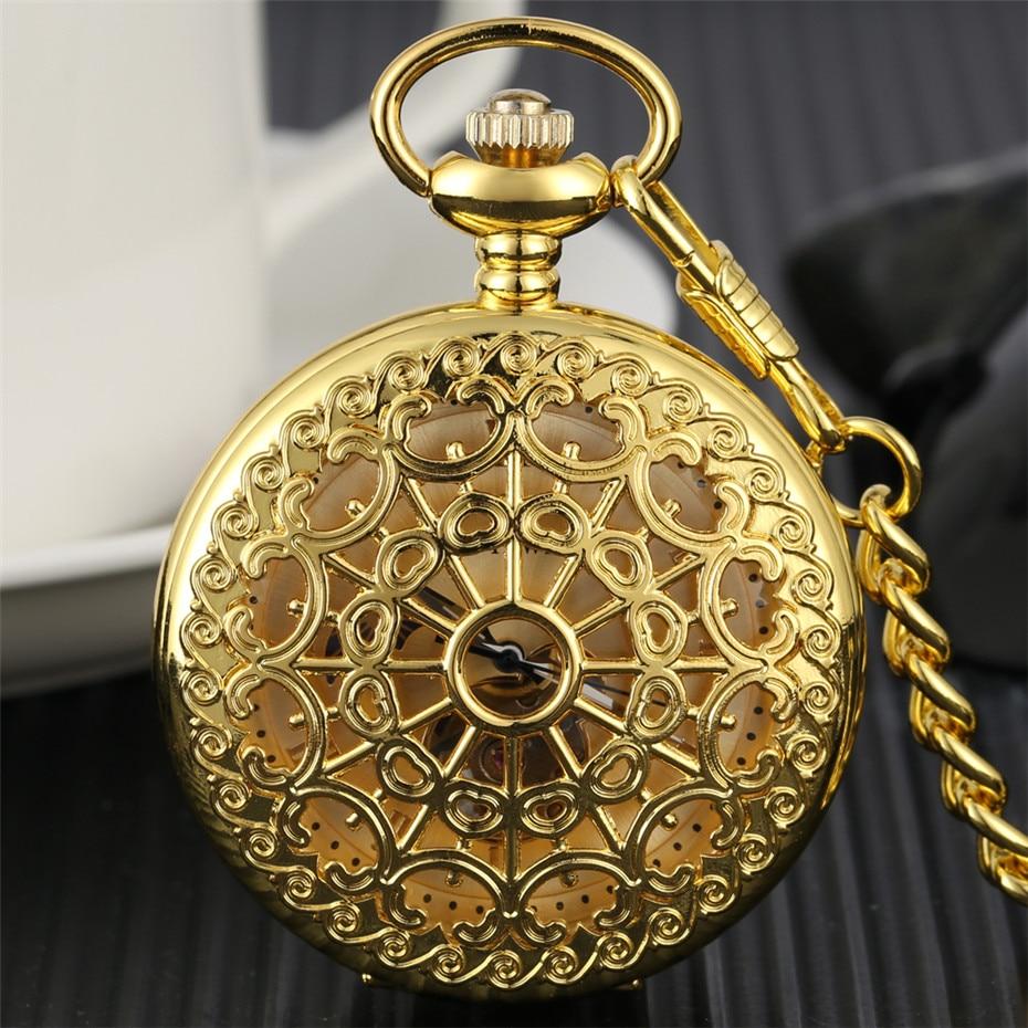 Montre à gousset phase de lune et mouvement mécanique à remontage manuel Ma montre à gousset