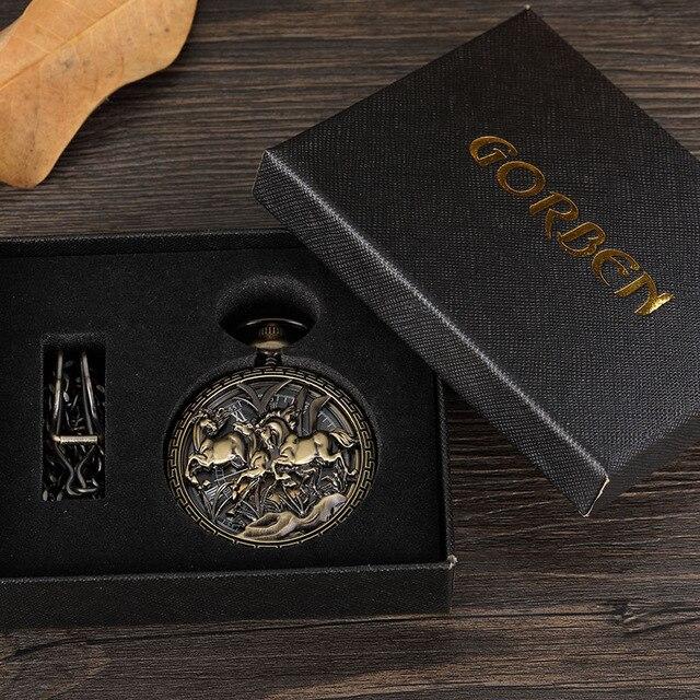 montre à gousset mecanique automatique à remontage par balancier "Pegaze" Ma montre à gousset