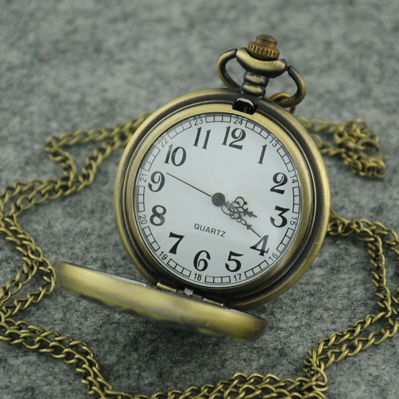 Montre Ă gousset mouvement quartz au style oriental Ma montre Ă gousset