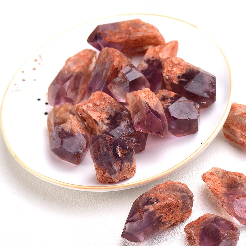 Natural Crystal Mixed Stone Amethyst Tumbled Chips Crushed Stone Healing Crystal Jewelry Making Home Decor Gold Fish Tank Stone