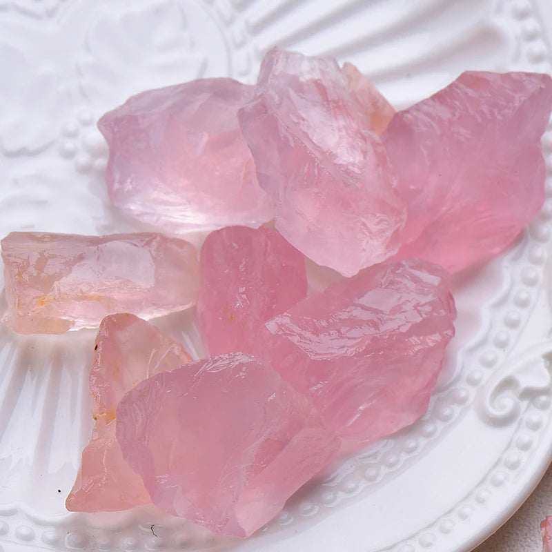 Natural Crystal Mixed Stone Amethyst Tumbled Chips Crushed Stone Healing Crystal Jewelry Making Home Decor Gold Fish Tank Stone