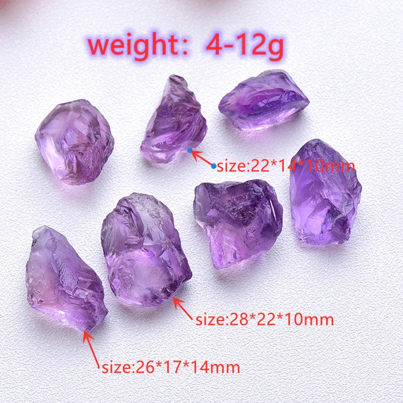 Natural Crystal Mixed Stone Amethyst Tumbled Chips Crushed Stone Healing Crystal Jewelry Making Home Decor Gold Fish Tank Stone