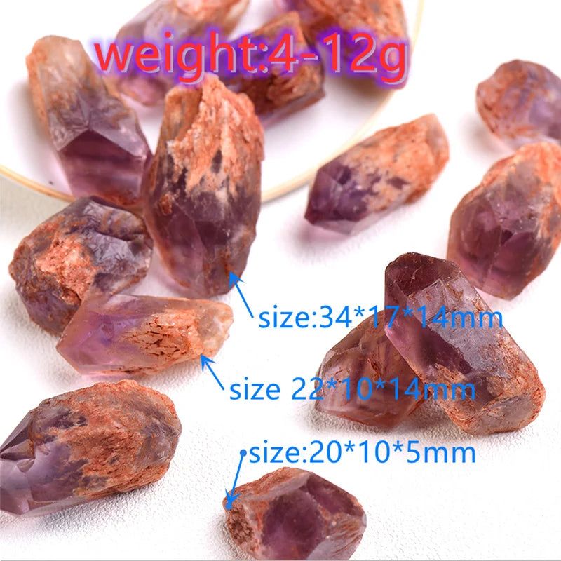 Natural Crystal Mixed Stone Amethyst Tumbled Chips Crushed Stone Healing Crystal Jewelry Making Home Decor Gold Fish Tank Stone