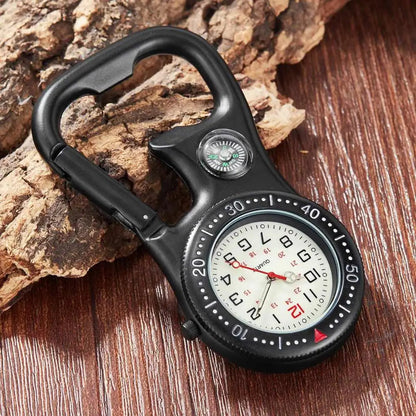 Montre quartz mousqueton pour les activités physiques extérieures Ma montre à gousset