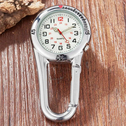 Montre quartz mousqueton pour les activités physiques extérieures Ma montre à gousset