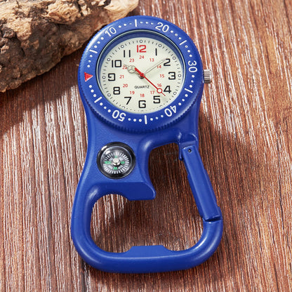 Montre quartz mousqueton pour les activités physiques extérieures Ma montre à gousset