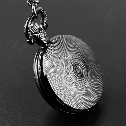 Montre à gousset quartz et corbeau