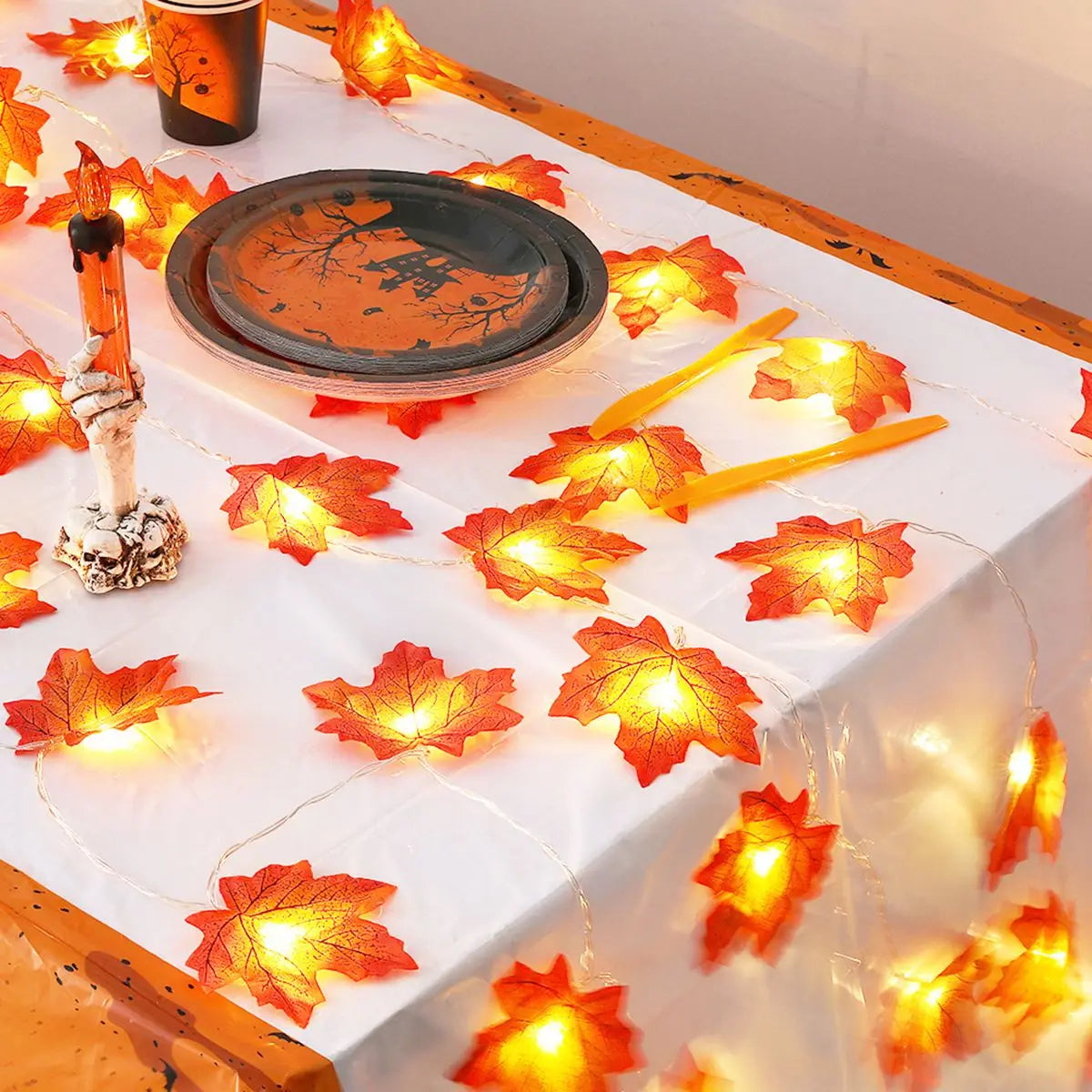 Guirlande Érable Orange pour éclairer vos soirée d'automne 🎃🍁