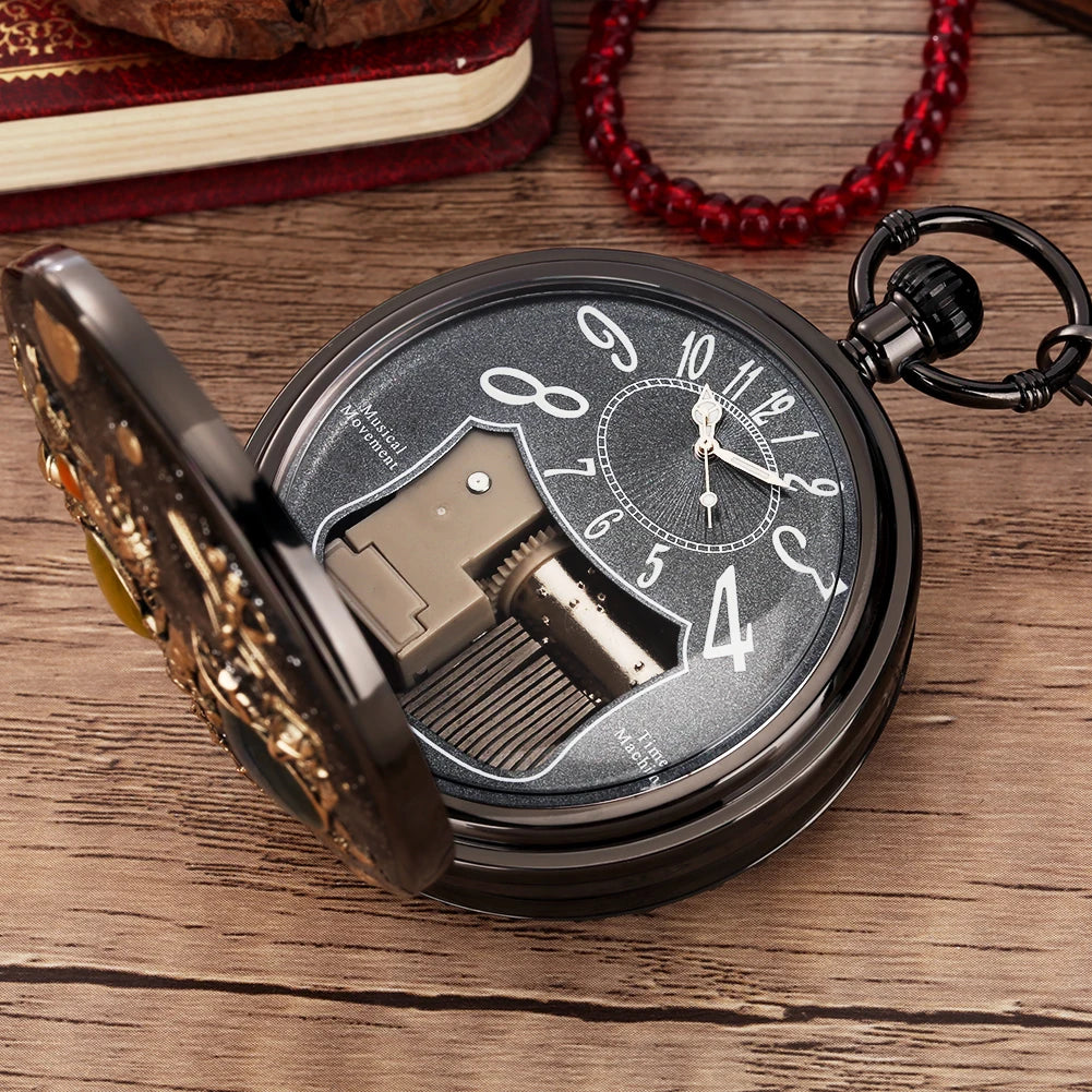 Montre à gousset musicale surprise