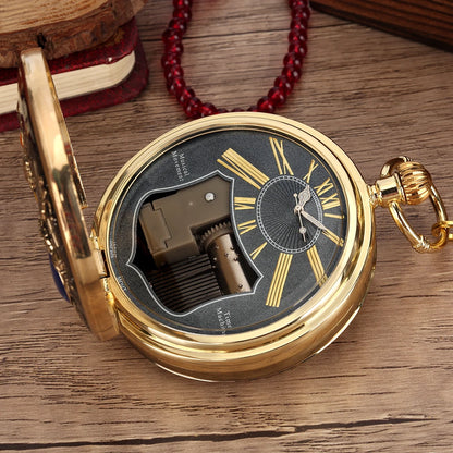 Montre à gousset musicale surprise