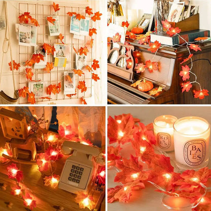 Guirlande Érable Orange pour éclairer vos soirée d'automne 🎃🍁