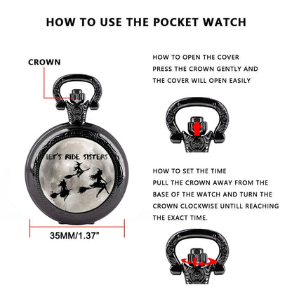 Montre à Gousset Noire