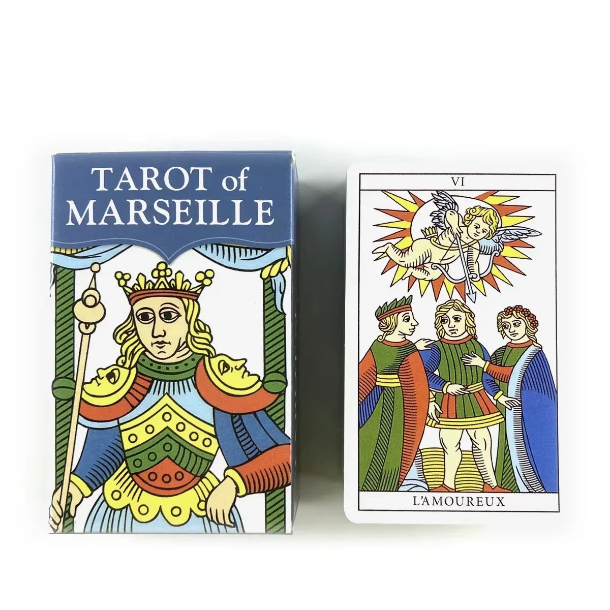 Mini Tarot Of Marseille Tarot Deck Leisure Party Table Gameplay Prophecy Oracle Cards Game,Family Gathering Games Montre à gousset