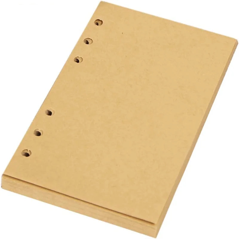 Retro Notebook Traveler Diary Leather Soft Cover Small Size 13x9cm Replaceable Kraft Paper Inner Notebooks &amp; Notepads