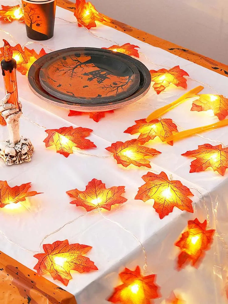 Guirlande Érable Orange pour éclairer vos soirée d'automne 🎃🍁