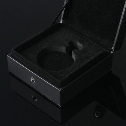 Ecrin pour montre de poche en cuir noir Ma montre à gousset